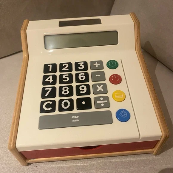 *SOLD* Wooden Toy Cash Register - Picture 3 of 6